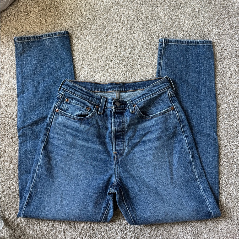 Levi's Blue Straight Leg Women's Jeans